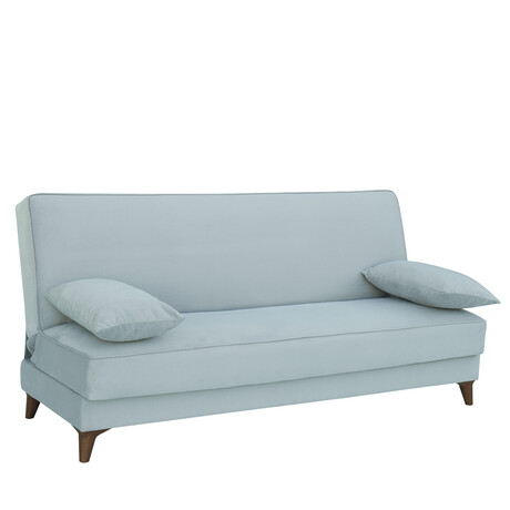 Καναπές Κρεβάτι Τριθέσιος ArteLibre LEO Ανοιχτό Γκρι 195x82x90cm