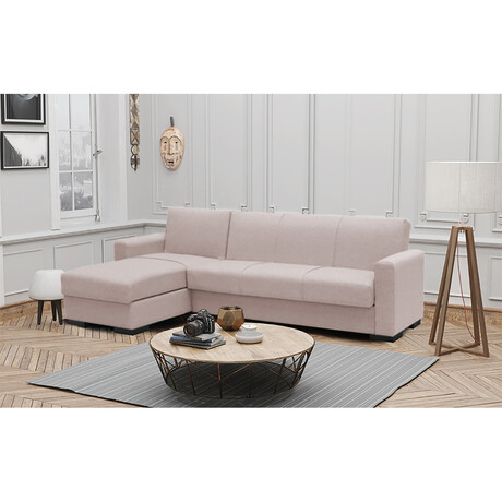 Καναπές Κρεβάτι Γωνιακός ArteLibre JOSE Σάπιο Μήλο 270x165x84cm