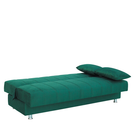 Καναπές Κρεβάτι Τριθέσιος ArteLibre LAURA Μέντα 190x75x80cm