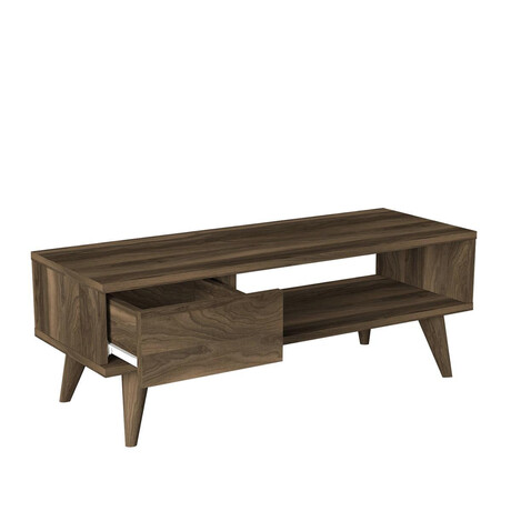 Έπιπλο Τηλεόρασης ArteLibre TELENDOS Καρυδί Μοριοσανίδα/Μελαμίνη 90x30x33cm