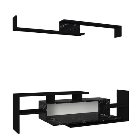 Σύνθετο Τηλεόρασης ArteLibre DREAM Μαύρο Μοριοσανίδα/Μελαμίνη 154x25x170cm