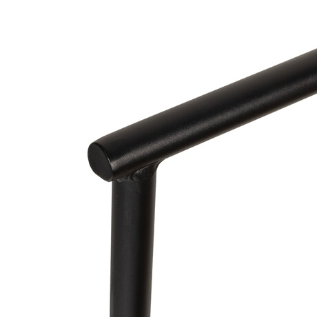 Πολυθρόνα Κήπου ArteLibre INGA Μαύρο/Φυσικό Αλουμίνιο/Rattan 55.5x50x77.5cm