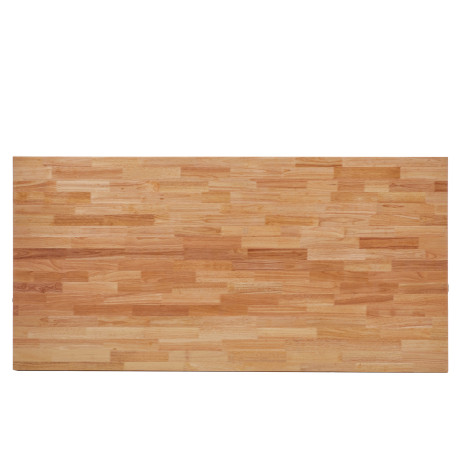 Τραπέζι Τραπεζαρίας ArteLibre DRYOPIS Φυσικό/Μαύρο Ξύλο/Μέταλλο 160x80x75cm