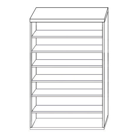 Παπουτσοθήκη ArteLibre SARA Λευκό Μοριοσανίδα/Μελαμίνη 80x40x180cm