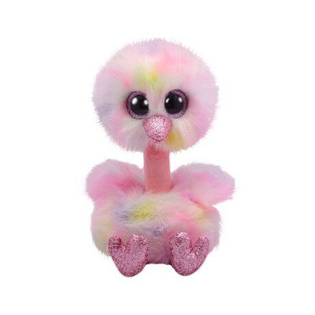 TY Beanie Boos Avery Χνουδωτό Στρουθοκάμηλος Παστέλ 40εκ