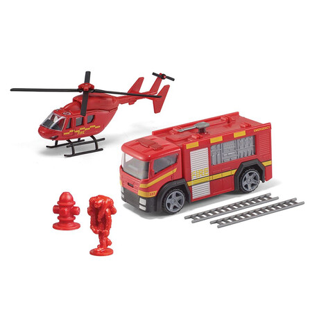 Teamsterz Σετ Αυτοκινητάκια Έκτακτης Ανάγκης Die-Cast Για 3+ Χρονών