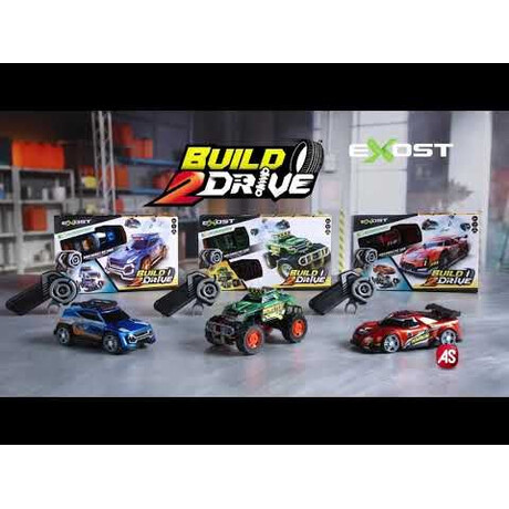 Exost Build 2 Drive - Deluxe Set (Mighty Crawler) Τηλεκατευθυνόμενο & Συναρμολογούμενο Αυτοκίνητο