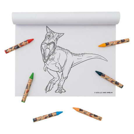 AS Σετ Ζωγραφικής Διάφανη Τσάντα Jurassic World Για 3+ Χρονών