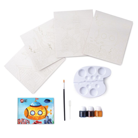 AS Art Νερομπογιές Θάλασσα Για 6+ Χρονών