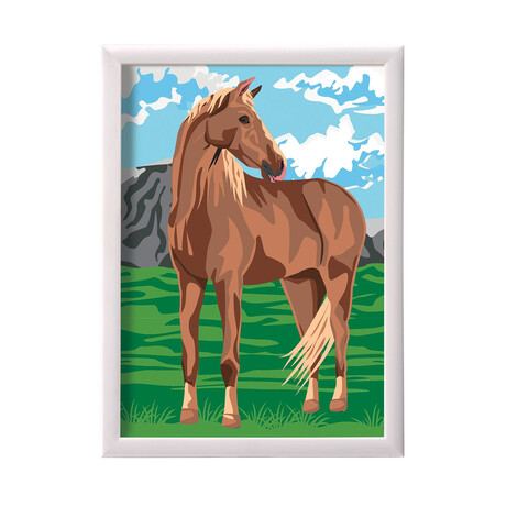 Paint & Frame Ζωγραφίζω Με Αριθμούς Wild Horse Για Ηλικίες 9+ Χρονών