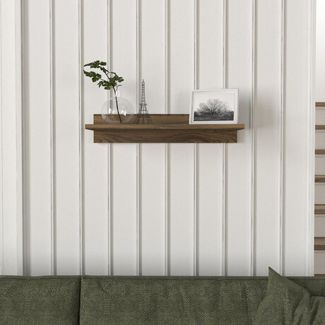 Ράφι Τοίχου ArteLibre EMBER Καρυδί Μοριοσανίδα/Μελαμίνη 60x24x12cm