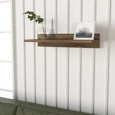Ράφι Τοίχου ArteLibre EMBER Καρυδί Μοριοσανίδα/Μελαμίνη 60x24x12cm