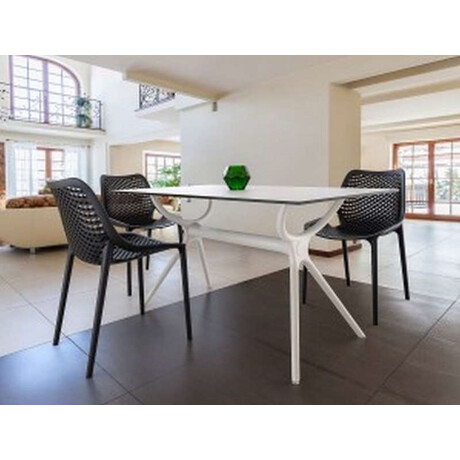 AIR ΤΡΑΠΕΖΙ 140Χ80Χ74εκ. WHITE LAMINATE 12mm
