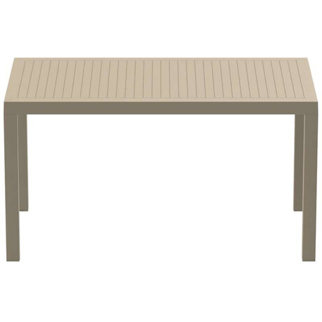 ARES ΤΡΑΠΕΖΙ 140Χ80Χ75εκ. TAUPE ΠΟΛ/ΝΙΟΥ