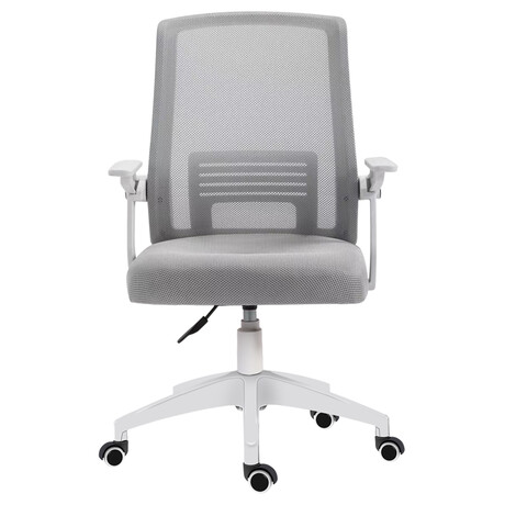 A1180W ΛΕΥΚΟ/ΓΚΡΙ MESH ΠΟΛ/ΝΑ ΓΡΑΦΕΙΟΥ