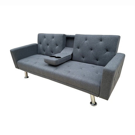 REST/ARMS GREY ΥΦΑΣΜΑ ΚΑΝΑΠΕΣ-ΚΡΕΒΑΤΙ 178X88εκ.