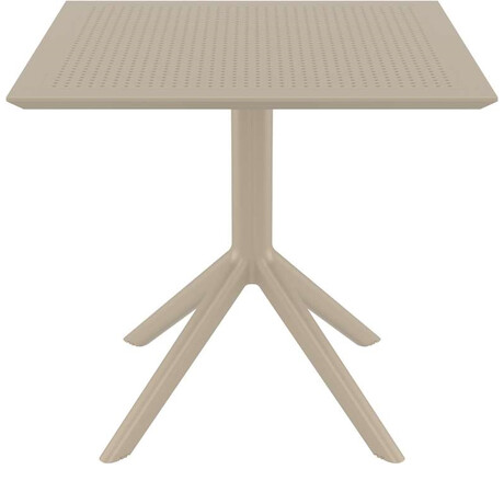 SKY TAUPE 80X80X74εκ. ΤΡΑΠΕΖΙ ΠΟΛ/ΝΙΟΥ