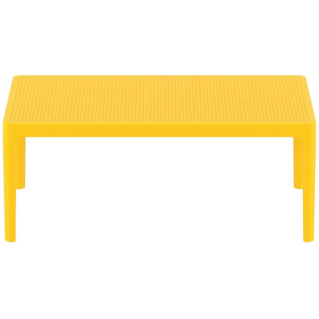 SKY YELLOW 100Χ60Χ40εκ. ΤΡΑΠΕΖΙ ΠΟΛ/ΝΙΟΥ