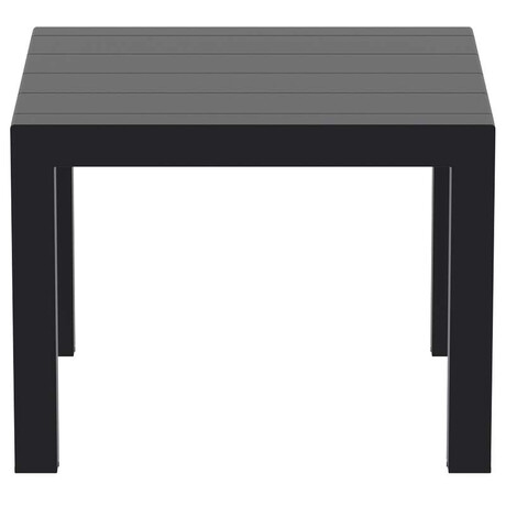 VEGAS BLACK 100X100/140Χ75εκ. ΕΠΕΚΤ.ΤΡΑΠΕΖΙ ΠΟΛ/ΝΙΟΥ