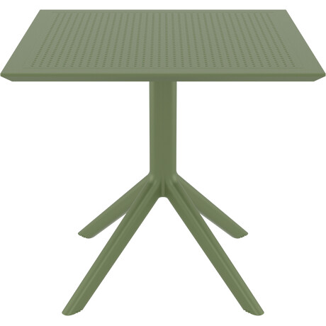 SKY OLIVE GREEN 80X80X74εκ. ΤΡΑΠΕΖΙ  ΠΟΛ/ΝΙΟΥ