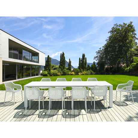 Σετ Τραπεζαρίας 11τμχ Vegas Air XL Dark Grey 100X260/300Χ75εκ. Σετ Τραπεζαρίας 11τμχ Vegas Air XL Dark Grey 100X260/300Χ75εκ.