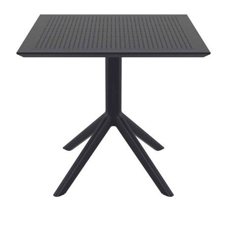 SKY BLACK 80X80X74εκ. ΤΡΑΠΕΖΙ ΠΟΛ/ΝΙΟΥ
