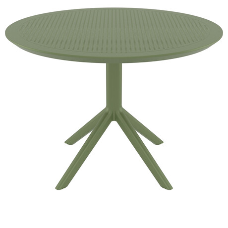 SKY OLIVE GREEN Φ105X74εκ. ΤΡΑΠΕΖΙ ΠΟΛ/ΝΙΟΥ