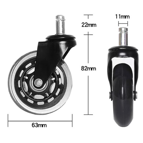 ΡΟΔΑ PRO 63χιλ.(ΣΥΣΚ.5) ΕΛΑΣΤΙΚΗΣ ΠΟΛΥΟΥΡΕΘΑΝΗΣ ΓΙΑ ΚΑΡ. ΓΡΑΦΕΙΟΥ ΡΟΔΑ PRO 63χιλ.(ΣΥΣΚ.5) ΕΛΑΣΤΙΚΗΣ ΠΟΛΥΟΥΡΕΘΑΝΗΣ ΓΙΑ ΚΑΡ. ΓΡΑΦΕΙΟΥ