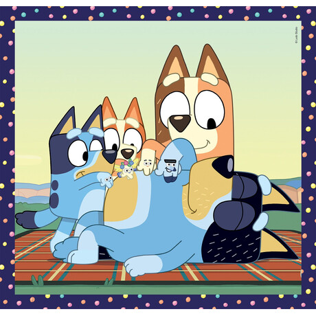 Clementoni Παιδικό Παζλ Super Color Bluey 3x48 τμχ