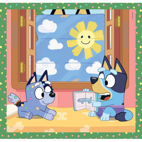Clementoni Παιδικό Παζλ Super Color Bluey 3x48 τμχ