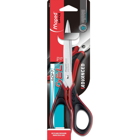 Ψαλιδι Advanced gel 21 cm Ασυμμετρο   Blister