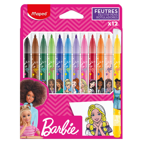 Μαρκαδοροι Barbie x12 τεχ