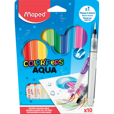 Μαρκαδοροι Aqua 2.8mm  x12 σε Χαρτινη Συσκευασια