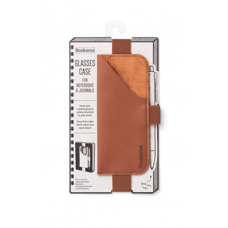 ΘΗΚΗ ΓΥΑΛΙΩΝ ΚΑΙ ΣΤΥΛΟ ΓΙΑ ΒΙΒΛΙΟ IF BOOKAROO CASE 41202 Brown
