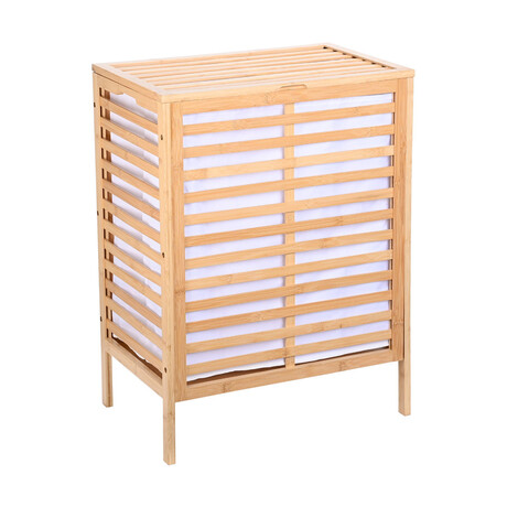 Estia Καλαθι Απλυτων Bamboo Essentials Διπλο