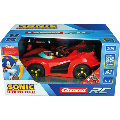 Carrera r/c Car: 2,4ghz Team Sonic Racing - Shadow (Performance Version) - 1:18 (370201064)