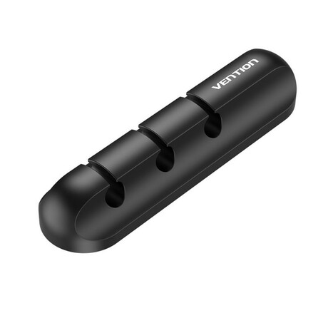 Vention 3-Ports Desktop Cable Manager Black 2 Pack (Kbtb0-2) (Venkbtb0-2)