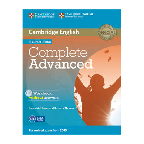 Complete Advanced 2nd Edition Workbook Without Answers (+cd)