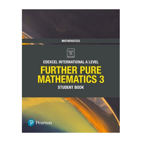 Edexcel International a Level Further Pure Mathematics 3