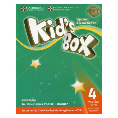 Kid's box 4 Updated 2nd Edition Workbook (+online) 2017