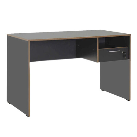 Γραφείο Εργασίας Concept Megapap Χρώμα Ανθρακί 120x60x75εκ.