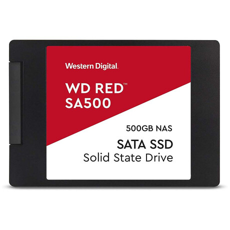 Western Digital Δίσκος ssd Sa500 500gb red nas Sata3  (Wds500g1r0a)