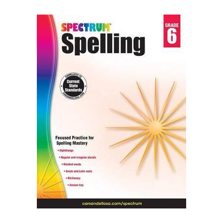 Spectrum Spelling Grade 6