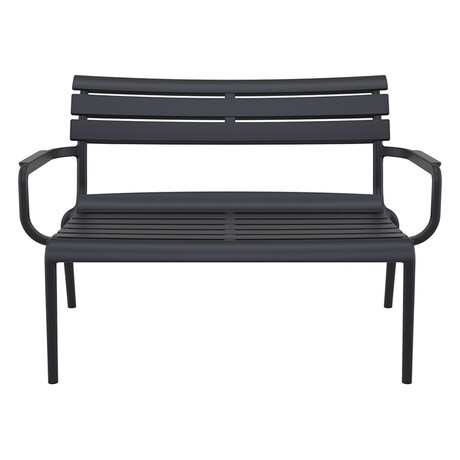 PARIS ΚΑΝΑΠΕΣ BLACK 116X70X75εκ. ΠΟΛ/ΝΙΟΥ