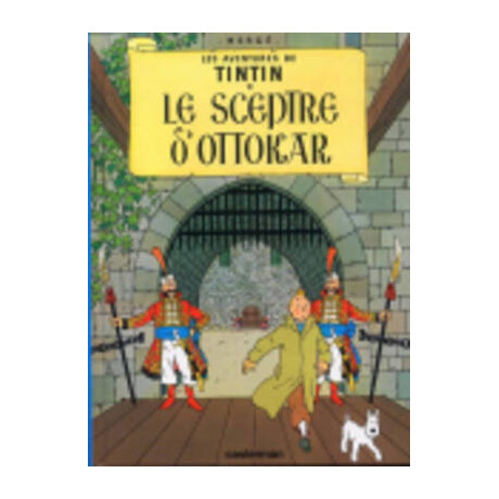 Les Aventures de Tintin 8: le Sceptre Dottokar Relie