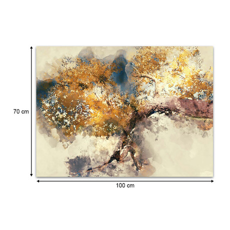 Πίνακας σε Καμβά "abstract Tree" Megapap Ψηφιακής Εκτύπωσης 100x70x3εκ.