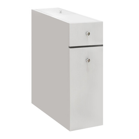 Ντουλάπι Μπάνιου Calencia Megapap Χρώμα Λευκό 20x60x55εκ.