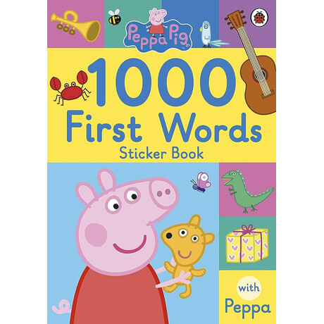 Peppa Pig: 1000 First Words Sticker Book Paperback / Softback