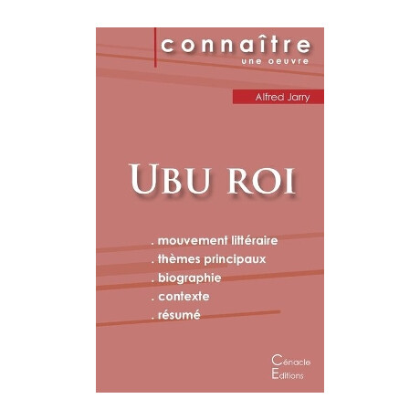 Ubu roi de Alfred Jarry (Fiche de Lecture)  Poche