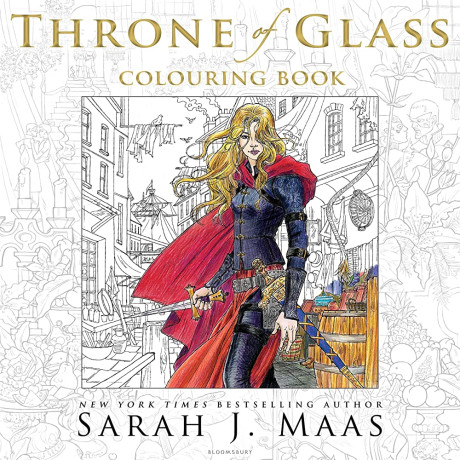Throne of Glass Colouring Book pb
